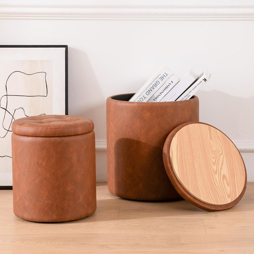 Round ottoman with - round,
