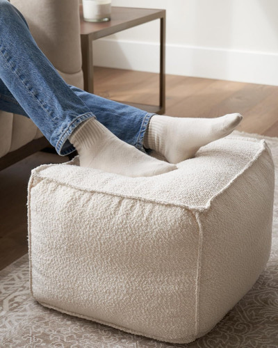 Beautiful boucle pouf - beautiful,